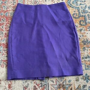 JCrew no. 2 light purple cotton pencil skirt